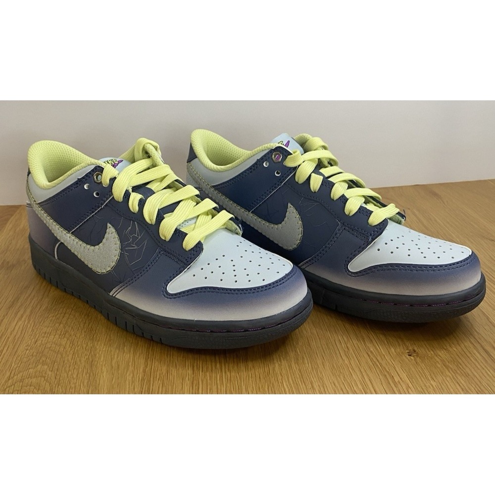 Nike Dunk Low BG Size 5.5Y Diffused Blue / Blue Tint "I Am‎ Fearless" FQ8354 491 - Picture 3 of 8